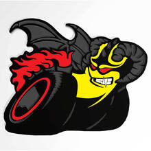 Demon Pack Fender Tailgate Badge Emblem for Dodge Charger Challenger
 2