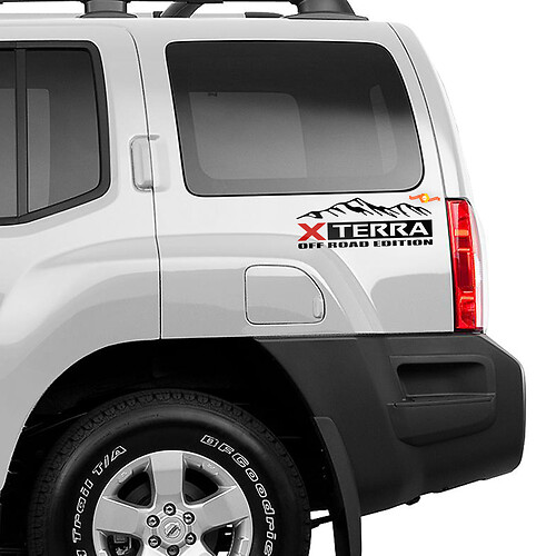 Side Nissan Xterra Splash Graphics Vinyl Stickers Decals
