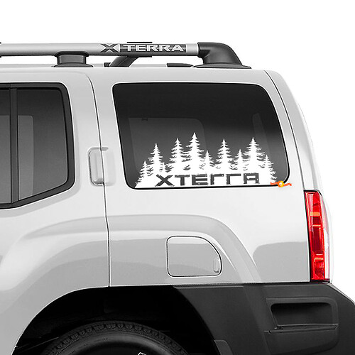 Side Nissan Xterra Mountains Off Road Graphics Vinyl Stickers Decals
