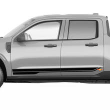 Blade-style Twin Side Stripes Vinyl Decals for Musclecar Maverick_3