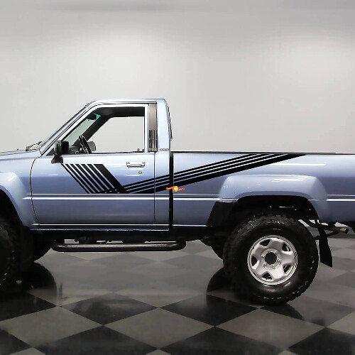 Classique Toyota Camion SR5 Bandes Latérales Autocollants Vinyle Décalcomanies 2
