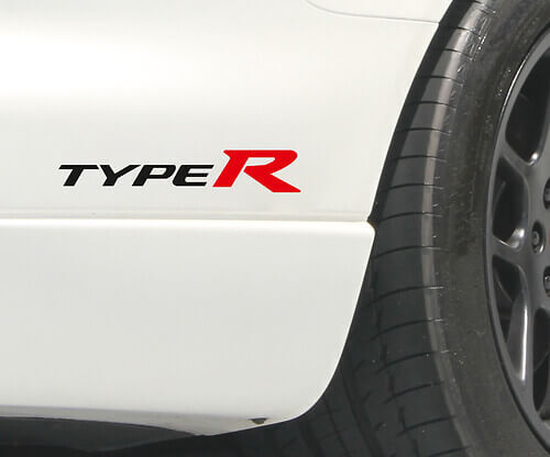 Type R Style Vinyl Decals for Honda Civic Accord Integra