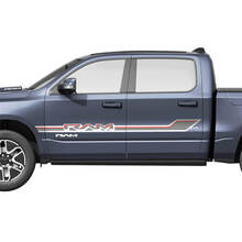 Side Doors Stripes for Dodge RAM 1500 REV Vinyl Decals Stickers Graphics
 2