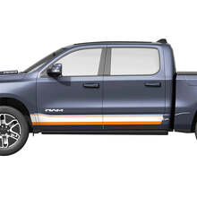 Side Rocker Panel Doors Stripes for Dodge RAM 1500 REV Vinyl Decals Stickers Graphics
 2