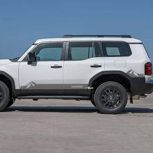 Mountains Side Rocker Panel Decals Vinyl Graphic Decals For Toyota Land Cruiser 2