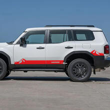 Toyota Land Cruiser Side Rocker Panel Mountains Stripes Decals Vinyl Graphic Decals
 3