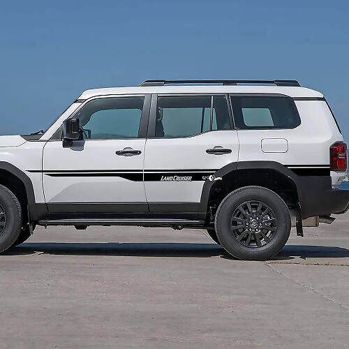 Branding Side Stripes Vinyl Decals for Toyota Land Cruiser 2024 _1