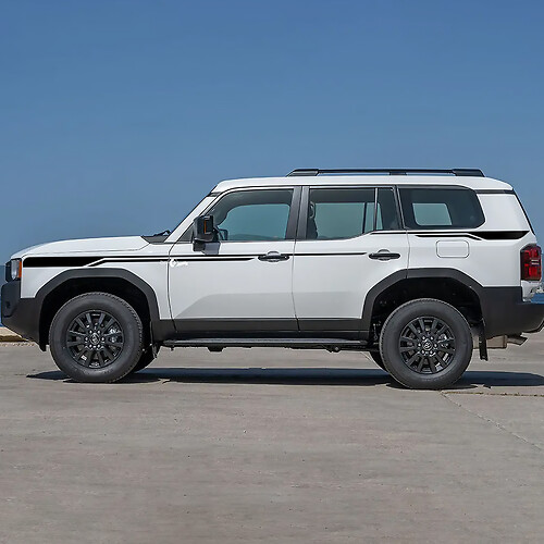Toyota Land Cruiser Side Stripes Decals Vinyl Stickers Graphic
