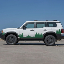 Toyota Land Cruiser Nature Scene Deer Moose Doors Accent Stripes Decals Vinyl Stickers Graphic
 3