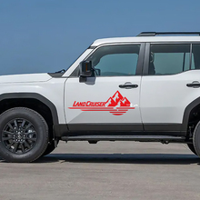 Toyota Land Cruiser Nature Scene Mountains Doors Decals Vinyl Stickers Graphic
 2