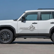 Toyota Land Cruiser Nature Scene Mountains Doors Decals Vinyl Stickers Graphic
 3