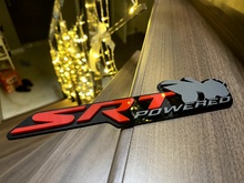 Powered by SRT Scat Pack Bee Dodge Charger Challenger Badge Fender Tailgate Badges Emblem
 6
