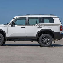 Stripes d’accent pour portes latérales Autocollants vinyl Décalcomanies graphiques 4 pour Toyota Land Cruiser 3