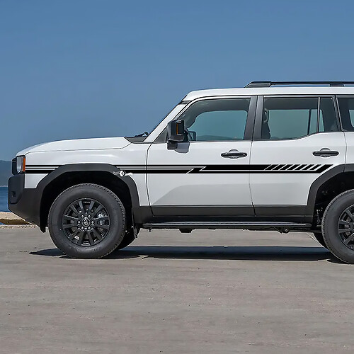 Toyota Land Cruiser Side Doors Accent Stripes Decals Vinyl Stickers Graphic 3
