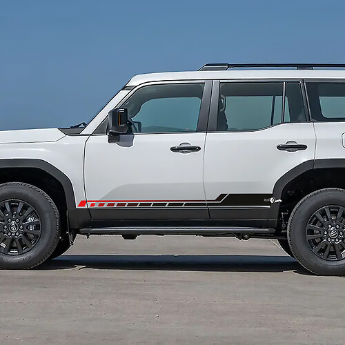 Toyota Land Cruiser Side Doors Accent Stripes Decals Vinyl Stickers Graphic 2 colors
