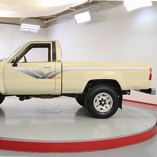 Dégradé Bandes Latérales Autocollants Vinyle Pour Toyota Hilux 1983–1988