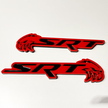 SRT Trackhawk 3D Badge Black vs Grey Fender Badges Emblem 2
 5