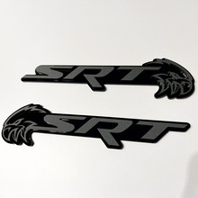 SRT Trackhawk 3D Badge Black vs Grey Fender Badges Emblem 3
 6
