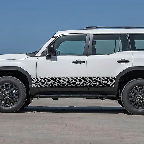 Toyota Land Cruiser Rocker Panel Side Doors Splash Decals Vinyl Stickers Graphic
 1