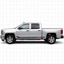 Racing Line Door & Rocker Panel Vinyl Stripes for Chevrolet Silverado 1500 K2XX 2014-2019_2