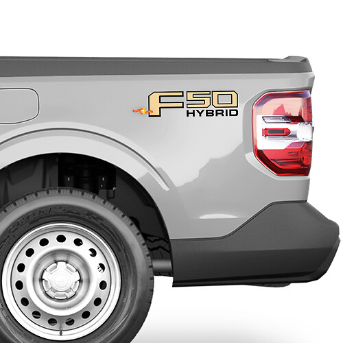F50 Hybrid Bed Side Vinyl Decals Stickers Graphic for Ford Maverick
