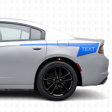 Hockey Style Custom Stripes Bedside Vinyl Decal Sticker for Dodge Charger 2015-2026_2