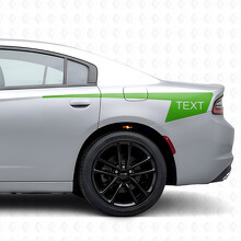 Hockey Style Custom Stripes Bedside Vinyl Decal Sticker for Dodge Charger 2015-2026_3