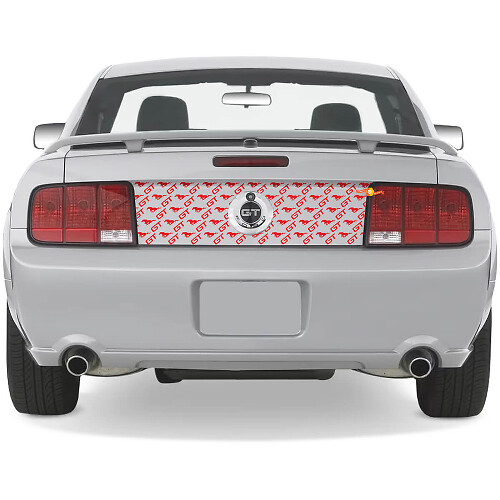 Rear Trunk Ford Mustang GT Vinyl Stickers Decals Graphics
