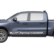 Side Doors Stripes for Dodge RAM 1500 REV Vinyl Decals Stickers Graphics 2
 3