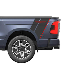 Double Rear Fender Stripes Vinyl Decals for Dodge Ram 1500 REV_3