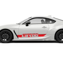 Toyota GR86 Doors Side Stripes Graphics Decals Stickers
 3