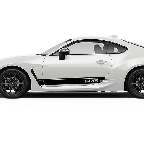 Toyota GR86 Doors Side Accents Stripes Graphics Decals Stickers
