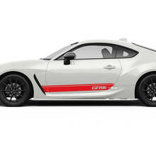 GR86 Logo Doors Side Accents Racing Stripes Graphics Decals Stickers 2 For Toyota GR86 3
