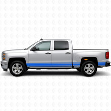 Slim Accent Door & Bedside Vinyl Stripes for Chevrolet Silverado 1500 K2XX 2014-2019_4