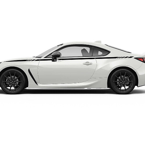 Accent Doors Side Courses Autocollants de Striping pour Toyota GR86 1