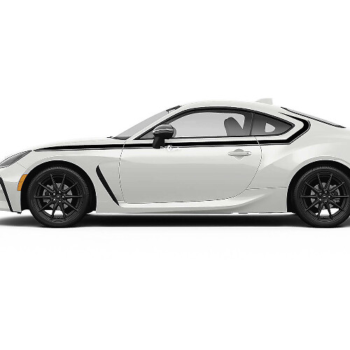 Accents Latéraux de Portes Bandes de Course Graphiques Décalcomanies Autocollants 2 pour Toyota GR86