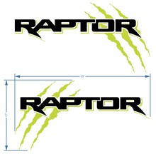 Ford F150 Raptor Claw 2 Colors Bedside Graphics Decal sticker
 3