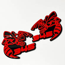 Hornet Bee 345 3D Badge - Custom Fender Grille Tailgate Badges Emblem for Cars & Trucks
 2