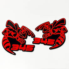 Hornet Bee 345 3D Badge - Custom Fender Grille Tailgate Badges Emblem for Cars & Trucks
 4