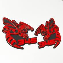Hornet Bee 345 3D Badge - Custom Fender Grille Tailgate Badges Emblem for Cars & Trucks 2
 4