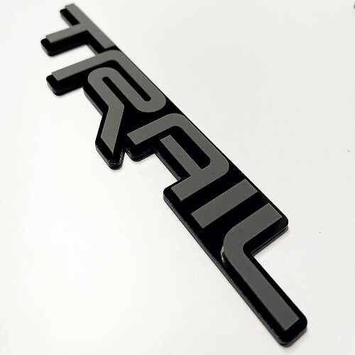 TRAIL 3D Badge Fender Tailgate Emblem for Toyota TRD