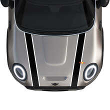 John Cooper Works Stripes Hood & Side Vinyl Decal Sticker for MINI Cooper_2