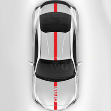 Toyota GR86 Hood Roof Trunk Racing Stripes Graphics Decals Stickers
 3