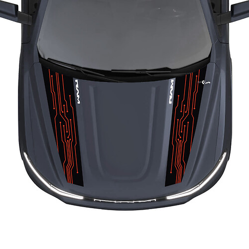 Side Doors Stripes for Dodge RAM 1500 REV Vinyl Decals Stickers Graphics 2
