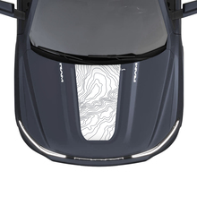 Hood Stripes Topographic map for Dodge RAM 1500 REV Vinyl Decals Stickers Graphics
 3