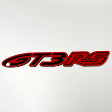 GT3 RS 3D Badge – Custom Fender Tailgate Front Grille Badges Emblem for Porsche GT3 RS
 3