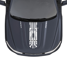 Hood Central Modern Stripes for Dodge RAM 1500 REV Vinyl Decals Stickers Graphics
 2