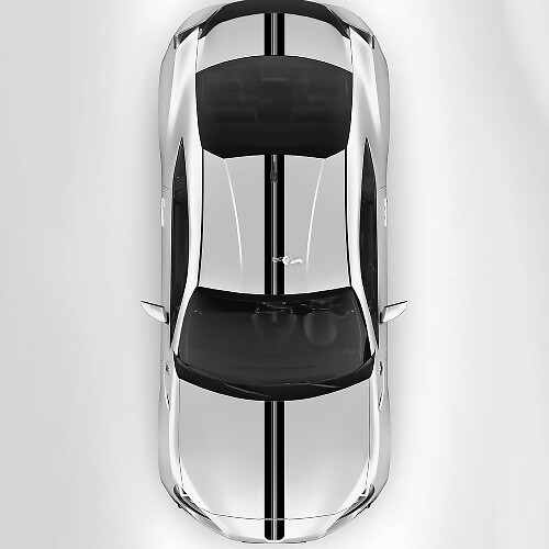 Toyota GR86 Hood Roof Trunk Racing Stripes Graphics Decals Stickers 3
 1