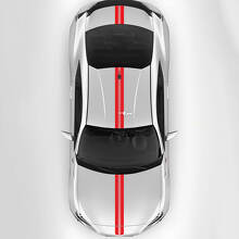 Hood Roof Trunk Racing Stripes Graphics Decals Stickers 2 For Toyota GR86 3