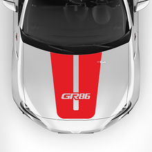 Toyota GR86 Hood Racing Stripes Graphics Decals Stickers
 3